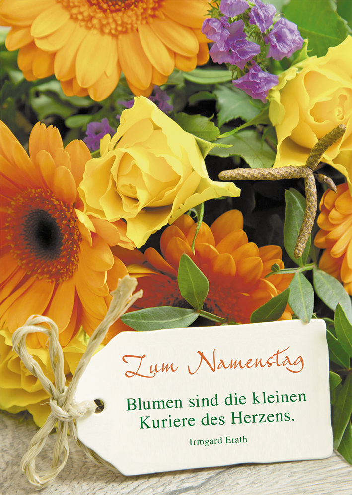 Postkarte Zum Namenstag