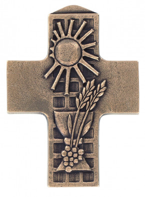 Bronzekreuz: Kommunion
