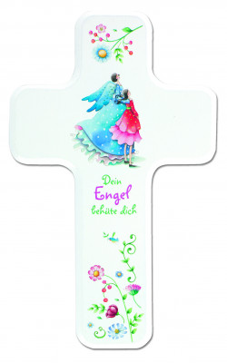 Kinderholzkreuz Dein Engel behüte dich