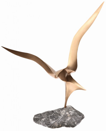 Figur Landung aus Bronze
