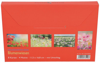 Grußkarten-Geschenkbox - Blumenwiesen