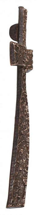 Wandkreuz aus Bronze - Welle