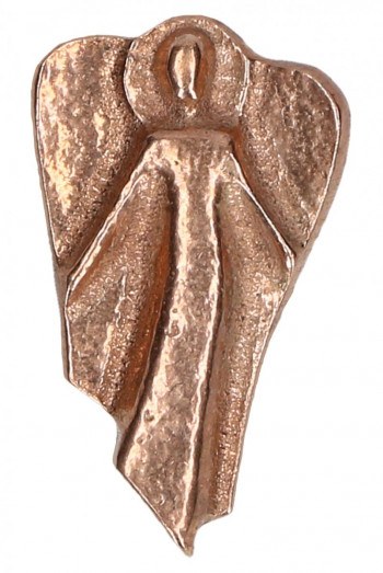 Engelplakette aus Bronze - Ich wünsche dir einen Engel