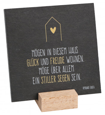 Schiefertafel - Haussegen
