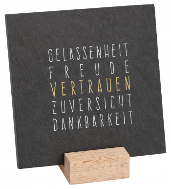 Schiefertafel - Gelassenheit...