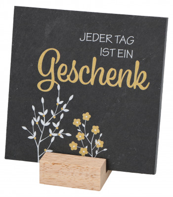 Schiefertafel - Jeder Tag...