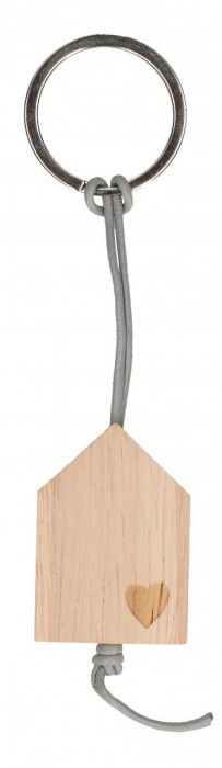 Holz-Schlüsselanhänger - Von Herzen