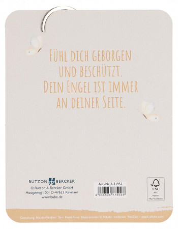 Holz-Schlüsselanhänger - Kleiner Begleiter