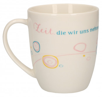 Porzellan-Tasse - Zeit