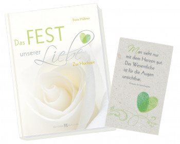 Geschenkset zur Hochzeit - Das Fest unserer Liebe