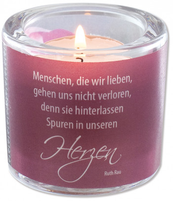 Glaswindlicht - Spuren in unseren Herzen