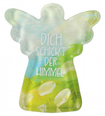 Engel-Glasmagnet - Dich schickt der Himmel