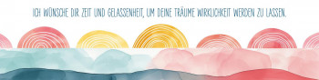 Glaswindlicht zum Geburtstag - Ich wünsche dir...