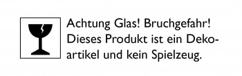 Glasvase zum Aufhängen - Extra für dich