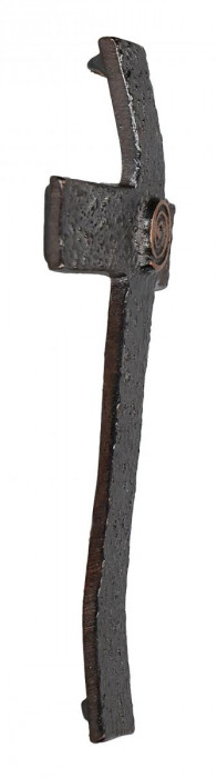 Wandkreuz aus Bronze - Spirale