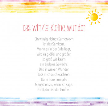 Mit Jesus ist mein Leben bunt
