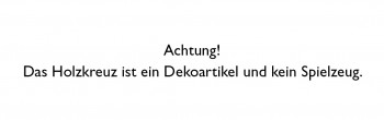 Kinderholzkreuz - Gute Nacht, kleiner Schatz