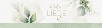 Glaswindlicht zur Hochzeit - Weil es Liebe ist...
