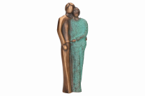 BronzePaar Verliebtes Paar 14,5 cm