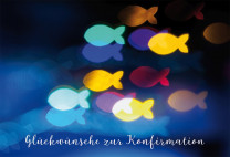 Glückwunschkarte - Glückwünsche zur Konfirmation