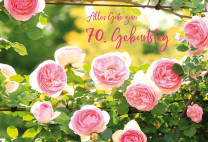 Glückwunschkarte - Alles Gute zum 70. Geburtstag