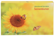 Grußkarten-Geschenkbox - Sonnenblumen