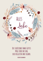 Postkarte zum Geburtstag - Alles Liebe