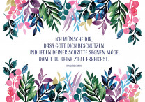 Postkarte - Ich wünsche dir...