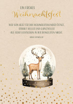 Postkarte - Ein frohes Weihnachtsfest