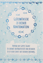 Glückwunschkarte - Glückwünsche zu deiner Konfirmation