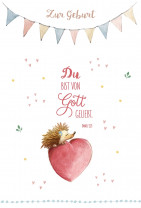 Glückwunschkarte - Zur Geburt