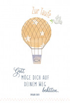Glückwunschkarte - Zur Taufe