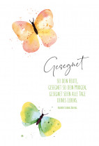 Spruchkarte - Gesegnet...