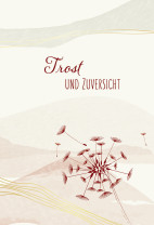 Trauerkarte - Trost und Zuversicht