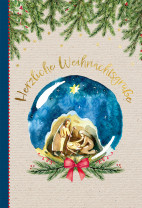 Weihnachtskarte - Herzliche Weihnachtsgrüße