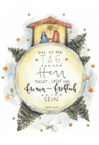 Weihnachtskarte - Dies ist der Tag...
