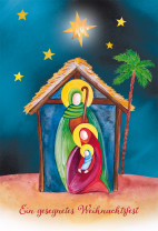 Weihnachtskarte - Ein gesegnetes Weihnachtsfest
