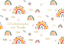 Glückwunschkarte - Glückwünsche zur Taufe