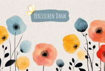Dankeskarte - Herzlichen Dank