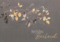 Trauerkarte - Herzliches Beileid