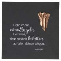 Schieferrelief - Schutzengel