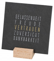 Schiefertafel - Gelassenheit...