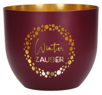 Metallwindlicht - Winterzauber