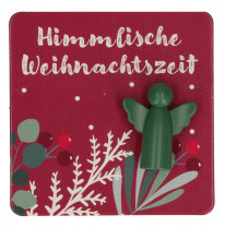 Engelfigur aus Metall - Himmlische Weihnachtszeit