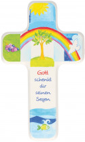 Kinderholzkreuz - Gott schenkt dir seinen Segen