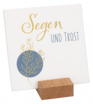 Porzellantafel - Segen und Trost