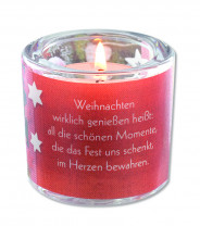 Glaswindlicht - Weihnachten