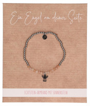 Echtstein-Armband - Ein Engel an deiner Seite