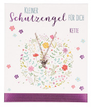 Metall-Kette mit Engel-Anhänger - Kleiner Schutzengel für dich