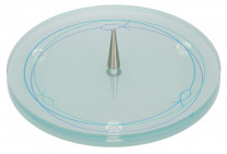 Glasleuchter mit Fisch-Motiv - 13,5 cm